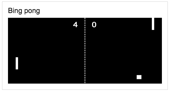 bing pong game