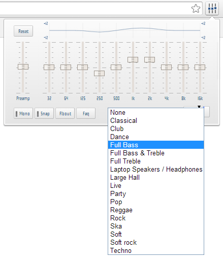 Youtube audio equalizer