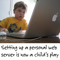 web server at home computer