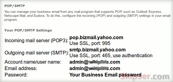 Vælg stribe Forsendelse Configure IMAP Mail For Yahoo Small Business